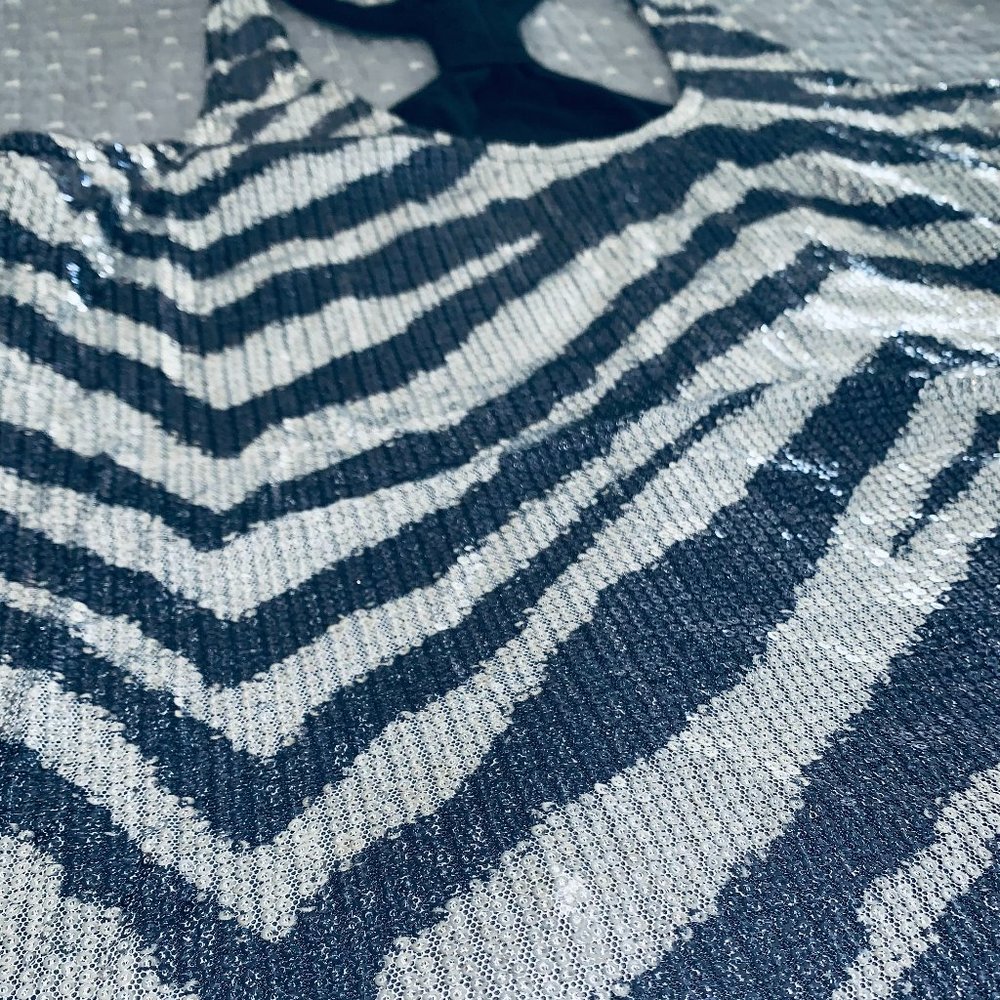 ✨ Zebra Sequin Racerback Tank 🦓